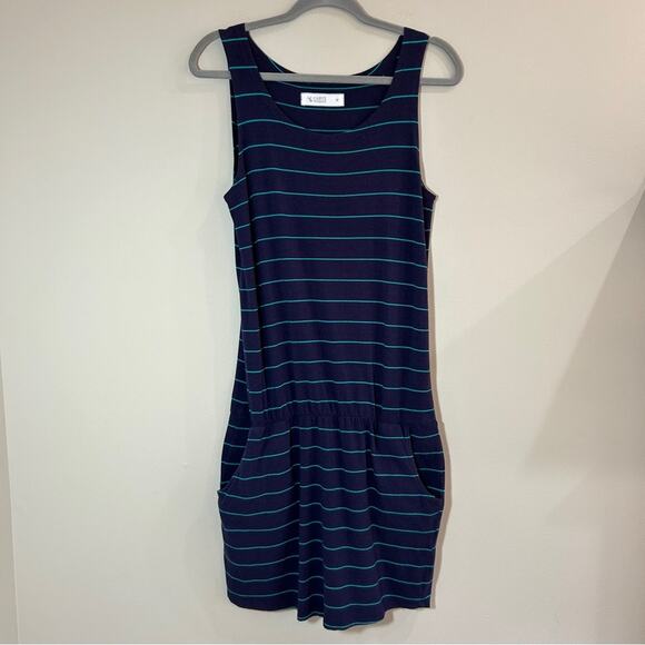 Carve Designs Blue Jersey Meadow Dress - Picture 1 of 6